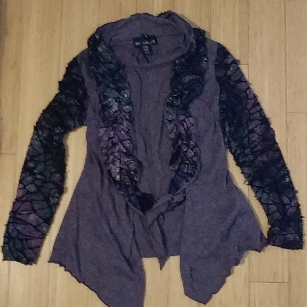 Frank Lyman Purple Sweater Made in Canada